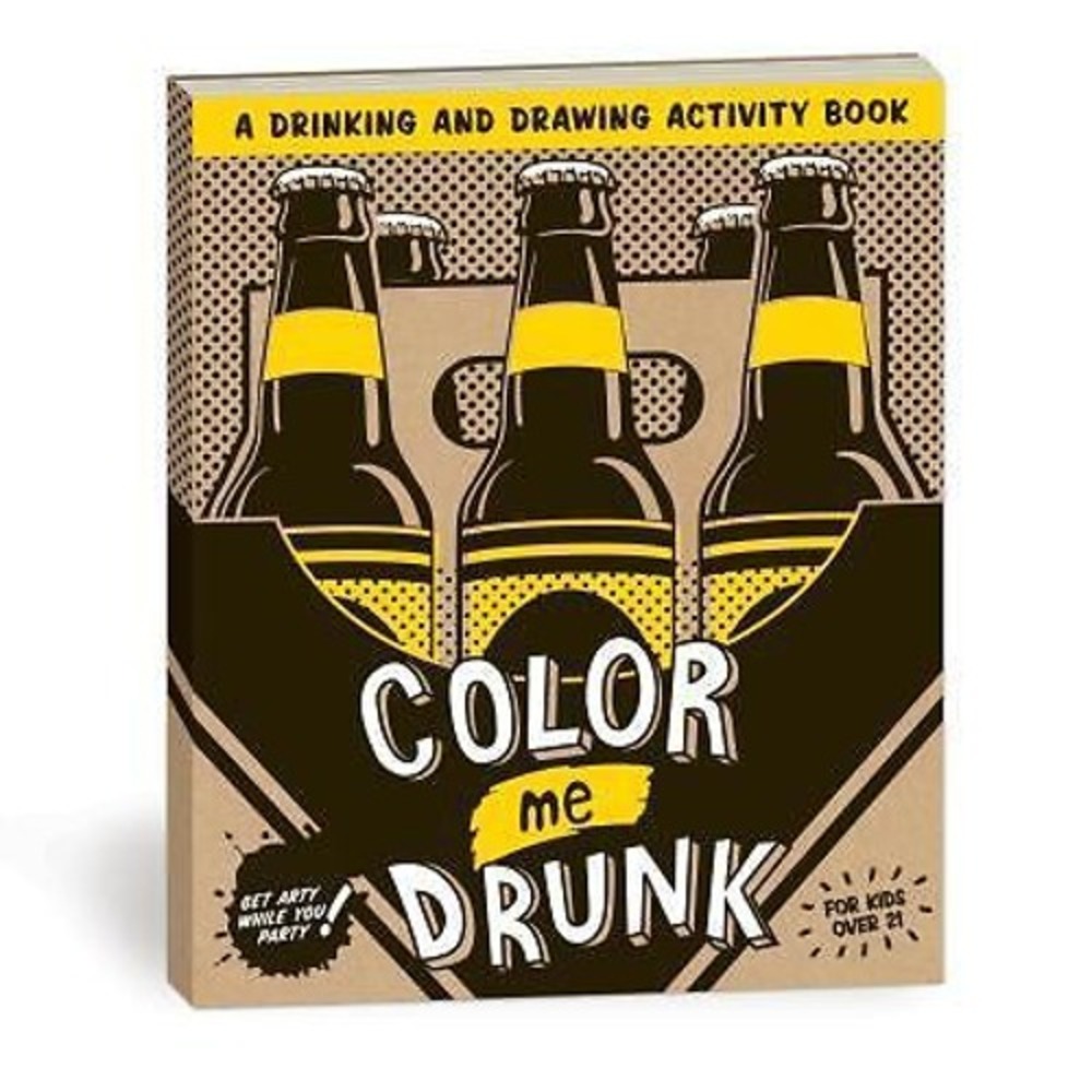 Color Me Drunk Adult Coloring Book Drinking Game Activity Book Potter Style NEW